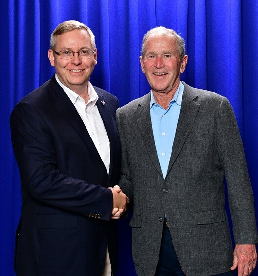 Jeff and President Bush